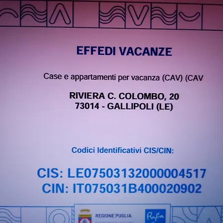 Apart-hotel Ammiraglia Baia Gallipoli